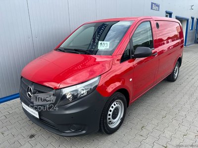 Kastenwagen MERCEDES-BENZ Vito 110 KOMPAKT KLIMA TEMPOMAT 2-SITZE SCHRÄNKE gebraucht