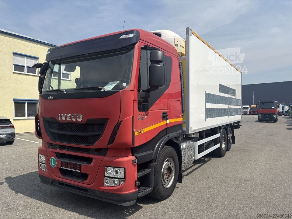 Kühlkoffer-LKW IVECO Stralis 420 6x2*Kühlkofffer*Thermoking T1000*LBW gebraucht