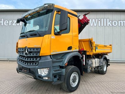 Kipper LKW MERCEDES-BENZ Arocs 1842 BB 4x4 Meiller*MKG HLK138+4.fach gebraucht