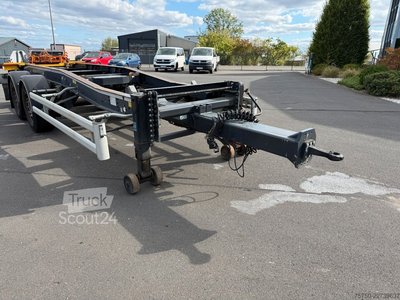 Abrollanhänger HÜFFERMANN HTSA 18.77 Tandem Schlitten gebraucht