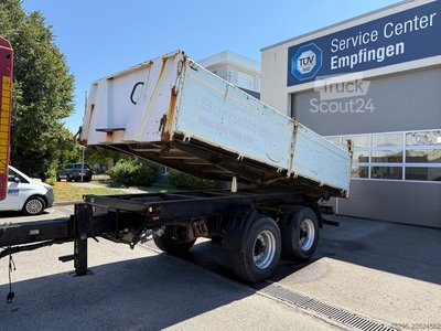 Dreiseitenkipper Anhänger Möslein 2 Achs Tandem 3-S-Kipp Anhänger BPW-ECO-Achsen gebraucht
