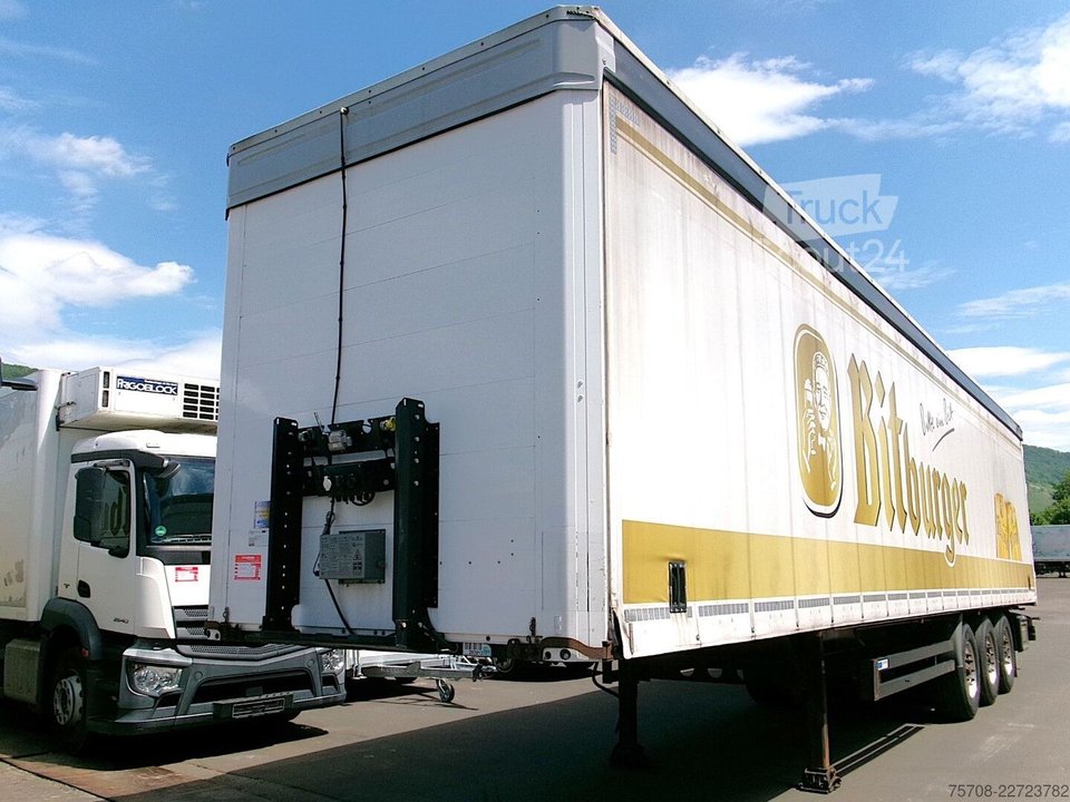 Auflieger mit Pritsche & Plane KÖGEL Orten SafeServer 2in1*Alu*BPW*Lift*Dachenteisung gebraucht