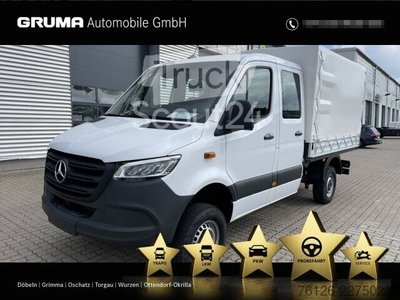 Transporter mit Pritsche & Plane Mercedes-Benz Sprinter 319 CDI 4x4 DOKA PRITSCHE KLIMA+LED+MBUX gebraucht