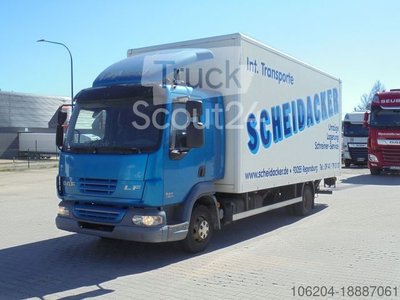 Transporter mit Koffer DAF LF45.140 Möbelkoffer Bett 1000kg LBW gebraucht