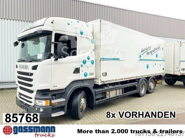 LKW mit Kofferaufbau Scania R450 LB 6x2-4 Getränkekoffer, Retarder, gebraucht