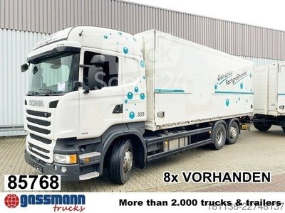 LKW mit Kofferaufbau Scania R450 LB 6x2-4 Getränkekoffer, Retarder, gebraucht