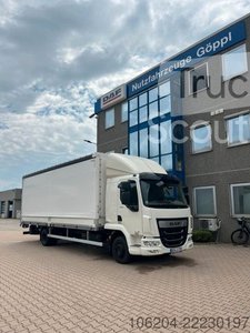 LKW mit Pritsche & Plane DAF LF 260 mit Junge Pritschenaufbau 12to LBW gebraucht