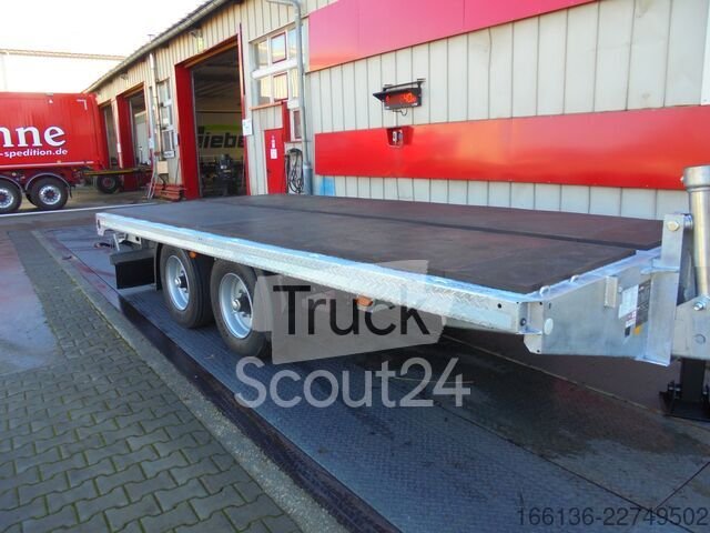 Anhänger mit offener Pritsche Fliegl Tandem Plattformanhänger TPS 118 Bau neu