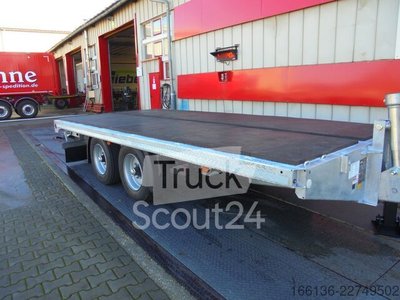 Anhänger mit offener Pritsche Fliegl Tandem Plattformanhänger TPS 118 Bau neu