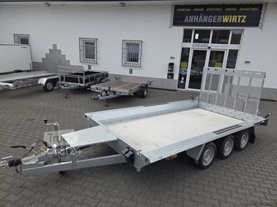 Baumaschinenanhänger Martz Aluboden Builder 3500kg 2625kg Nutlast neu