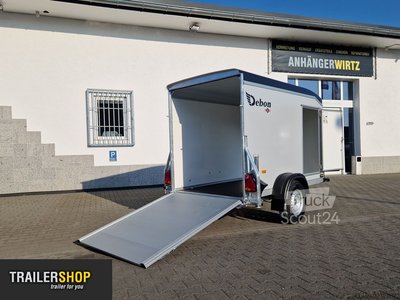 Motorradanhänger Cheval Liberté Debon C255 Roadster Sport Alu Heckklappe neu