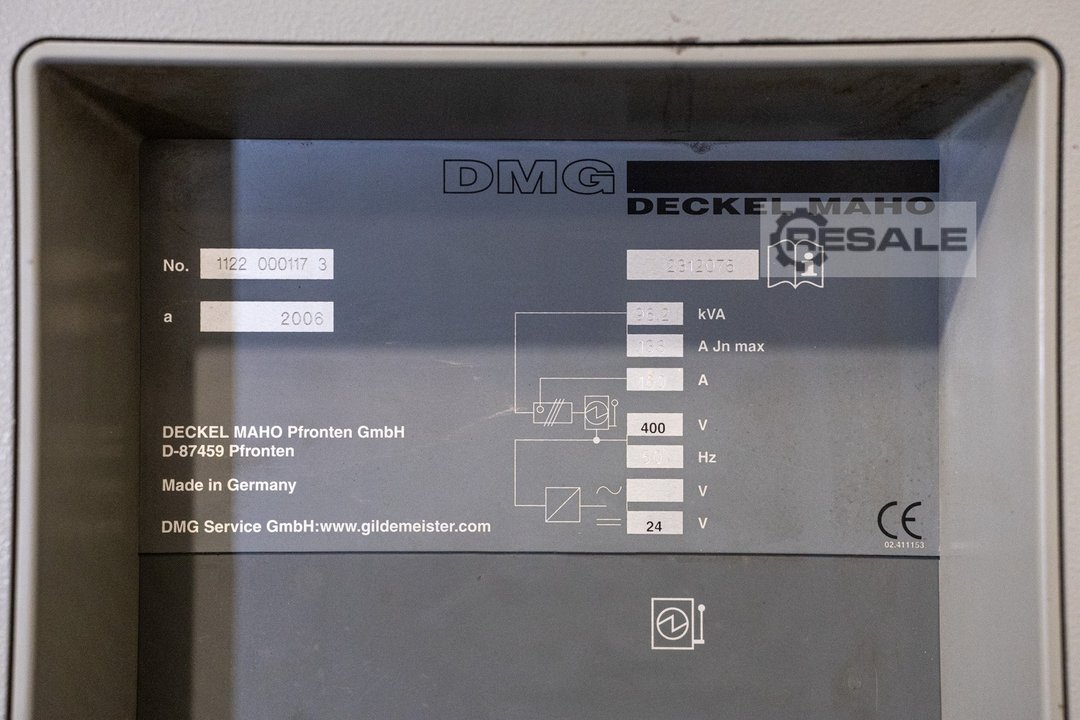 Universal processing centres DECKEL MAHO DMU 160 P duoBLOCK