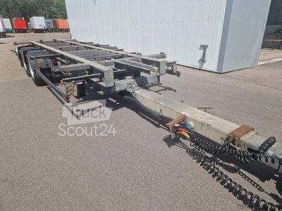 Anhänger-Wechselfahrgestell  19 to Tandem-Lafette für 7,82 Jumbo Brücken gebraucht