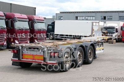 Auflieger-Wechselfahrgestell LECITRAILER BDF Multi-Chassis Lift-/Lenkachse SAF-Achsen gebraucht