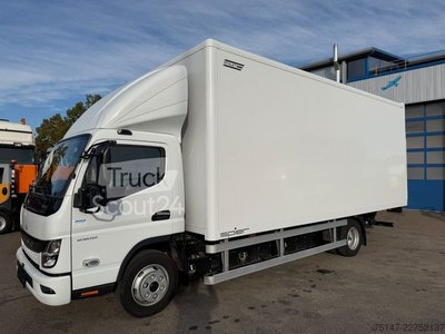 Transporter mit Koffer FUSO eCanter 7C18e Elektro Klima 3-Sitzer Koffer LBW gebraucht
