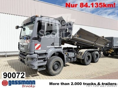 Kipper LKW MAN TGS 33.470 6x4 BL, Navi, Motorabtrieb, Bordmatik gebraucht