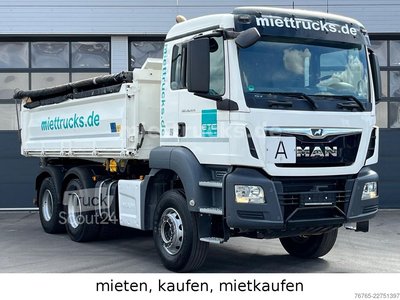 Kipper LKW MAN 26.470 6x4 Meiller Bordmatik Mietkauf 1599 Euro gebraucht