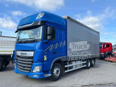 LKW mit Pritsche & Plane DAF XF 450 FAR 6x2 Pritsche Plane Edscha+Schiebeplan gebraucht