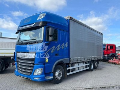 Jumbo-Lkw DAF XF 450 FAR 6x2 Pritsche Plane Edscha+Schiebeplan gebraucht