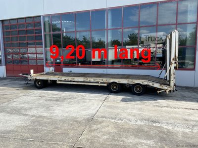 Tieflader Anhänger Müller-Mitteltal PT 30  3 Achs Tieflader 9,20 m Ladefläche gebraucht