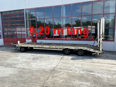 Tieflader Anhänger Müller-Mitteltal PT 30  3 Achs Tieflader 9,20 m Ladefläche gebraucht