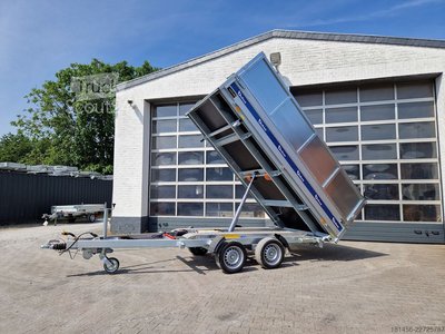 PKW-Anhänger trailershop riesig Debon PW 3.6 mit Bordwandaufsatz elektro Ausstellungsmaschine