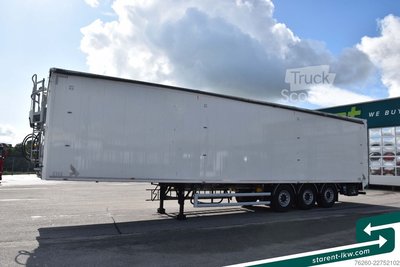 Auflieger mit Walkingfloor STAS 10mm 91m  2 x Liftachsen SAF Funk Verzinkt ADR gebraucht