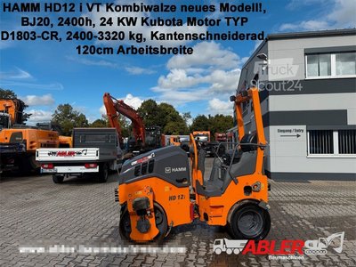 Walzenzug HAMM HD12i VT Kombiwalze neues Modell gebraucht