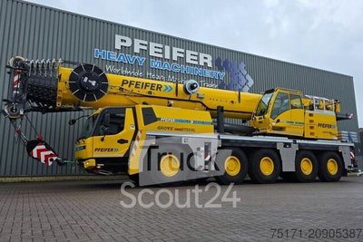 All-Terrain-Kran Grove GMK5150XL Available For Rent, Dutch Registration, gebraucht