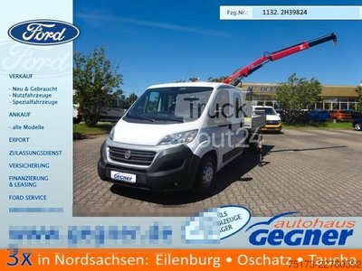 Pritschenwagen FIAT Ducato Maxi Doka Pritsche Fassi Ladekran gebraucht