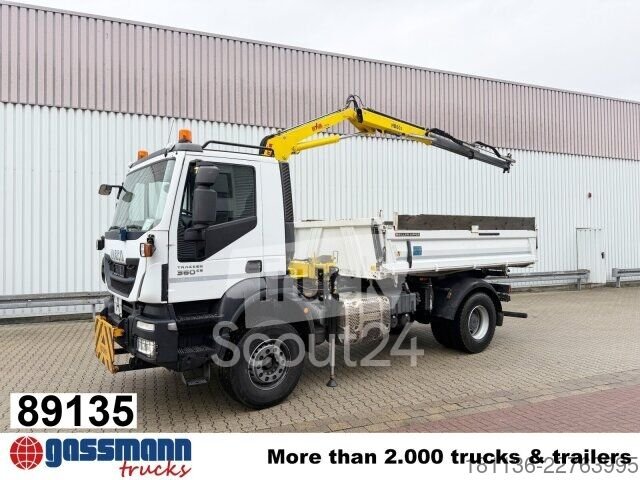 Kipper LKW Iveco Trakker AD190T36 4x2, Kran, gebraucht