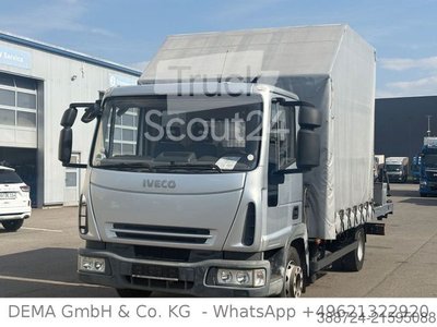 LKW mit Pritsche (offen) IVECO 100E18 *3Sitze*Hydr. Rampen*Seilwinde*Fahrschule gebraucht