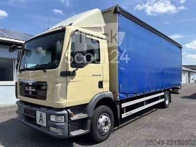 LKW mit Pritsche & Plane man TGM 15.290 BL 4x2 BL Plane u. Spriegel Gardine gebraucht