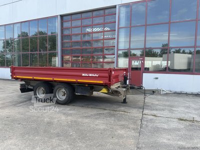 Kippanhänger Müller-Mitteltal KA-TA  14,4 t Tandemkipper- Tieflader, Breitbereifung gebraucht