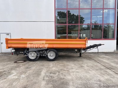 Kippanhänger Obermaier 14  14,2 t Tandemkipper- Tieflader gebraucht