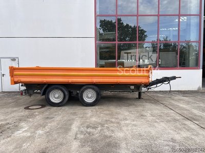 Kippanhänger Obermaier 14  14,2 t Tandemkipper- Tieflader gebraucht