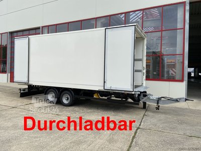 Kofferanhänger Möslein TKO 105 D 6m  weiß  Tandem- Koffer, Durchladbar, -- Neufahrzeug -- neu
