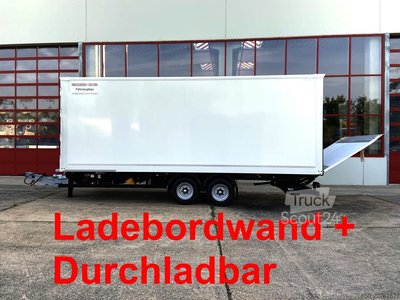 Kofferanhänger Möslein TKO105 D-L 6 m  NEUER Tandem Koffer, Ladebordwand+ Durchladbar neu
