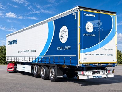 Auflieger mit Pritsche & Plane KRONE Alleskönner, Steckrungen, LaSi Getränke, MIETEN? gebraucht