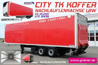 Kühlauflieger SCHMITZ CARGOBULL SKO 18 /CITY/LBW 2000 kg /CARRIER HE 19/LENKACHS gebraucht
