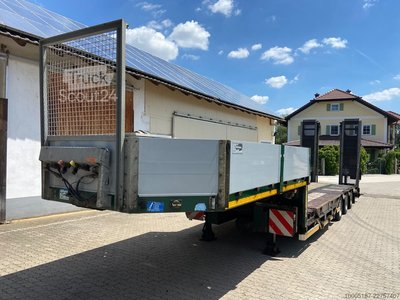 Tieflader-Auflieger für Baumaschinen Müller-Mitteltal TS 3 Profi AL 24t gebraucht