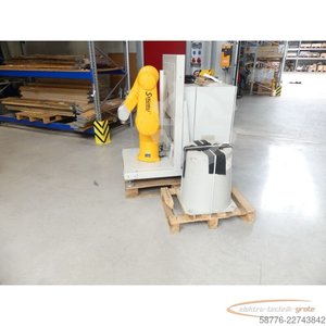  Stäubli TX90 industrieller Roboterarm mit kompletter Steuerung und Bedienpanel
