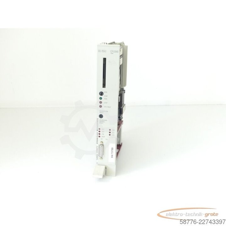 Siemens Simatic S5-155U 6ES5948-3UA22 CPU948 Version 1 SN 73755