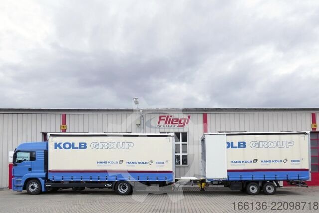 FLIEGL Tandem-Plattform-Anhänger Durchlader
