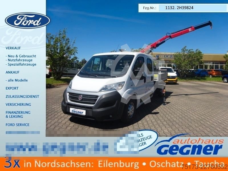 FIAT Ducato Maxi Doka Pritsche Fassi Ladekran