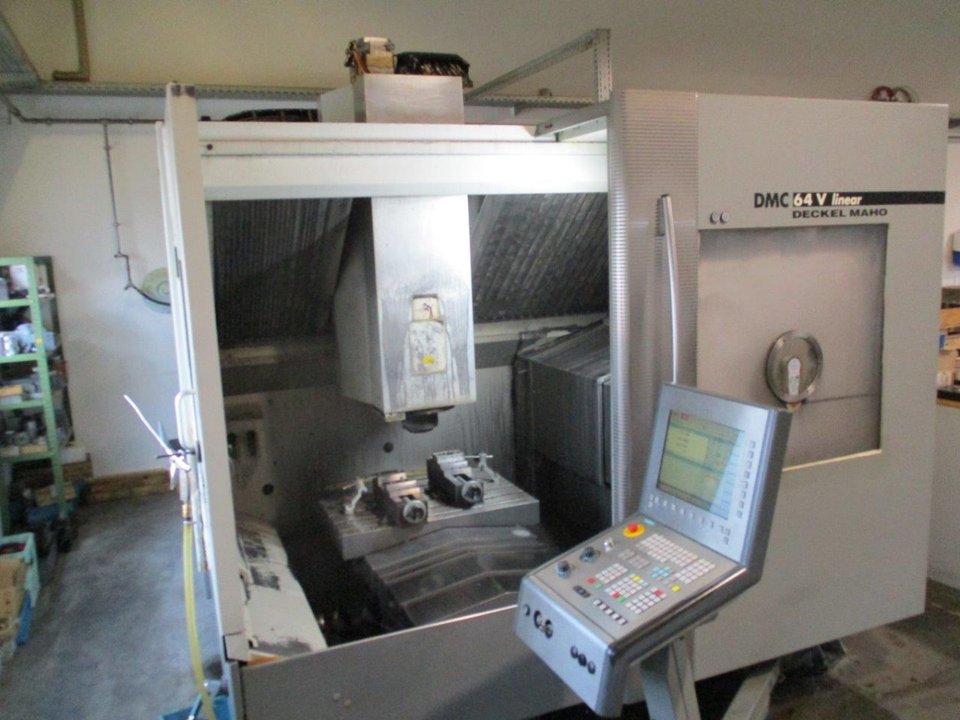 Vertical Numerically Controlled Machining Centres DECKEL MAHO DMC 64 V linear