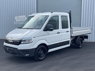 Pritschenwagen MAN TGE 3.180 Pritsche DOKA MR 4x4 ACC LED DIFF-SPER gebraucht