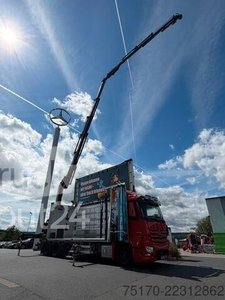 Kranwagen Mercedes-Benz Actros 3645 8x2/6 Hiab 358 E-5 Jib 70X-3 Hubdach gebraucht