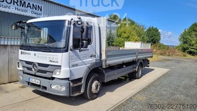 LKW mit Pritsche (offen) Mercedes-Benz Atego 1218 Pritsche blattgefedert german gebraucht