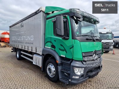 LKW mit Pritsche & Plane MERCEDES-BENZ Antos 1830L 4X2 / ideal für Stahltransporte gebraucht